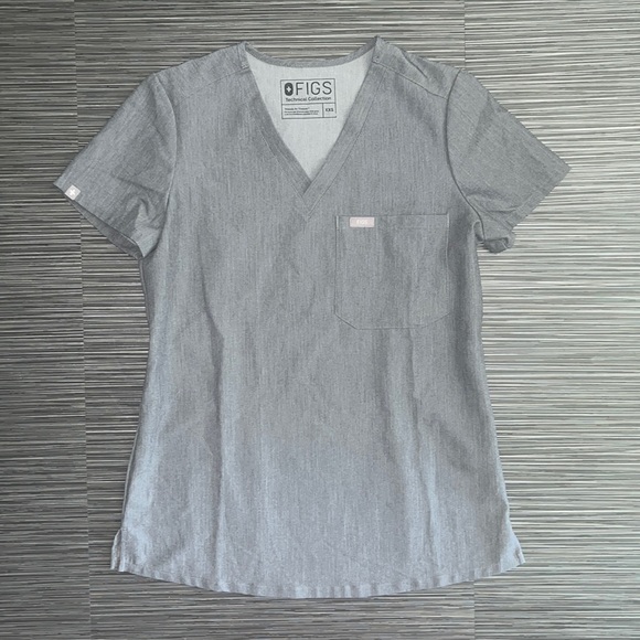 Figs Catarina One-Pocket Scrub Top Graphite - Size XXS - Picture 2 of 4